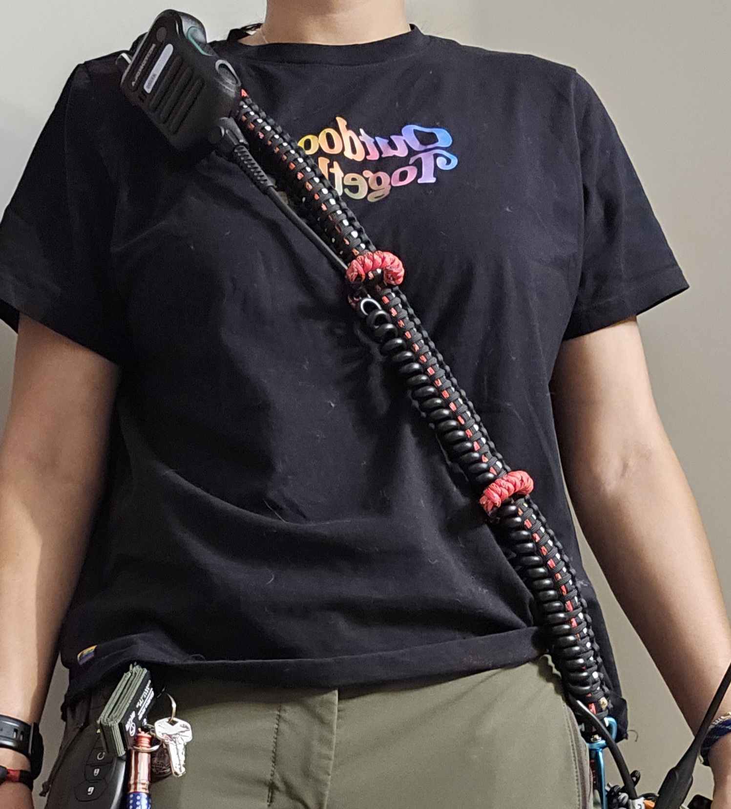 Paracord Radio Strap