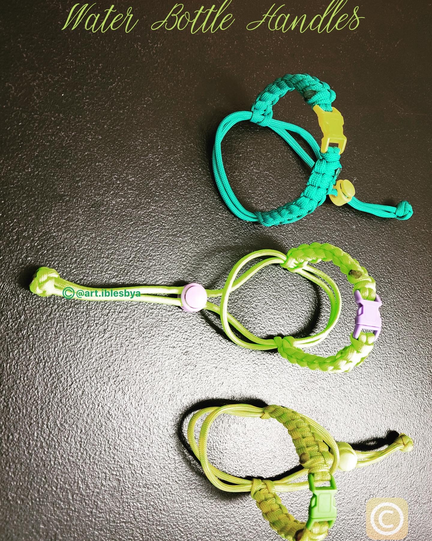 Water bottle handles